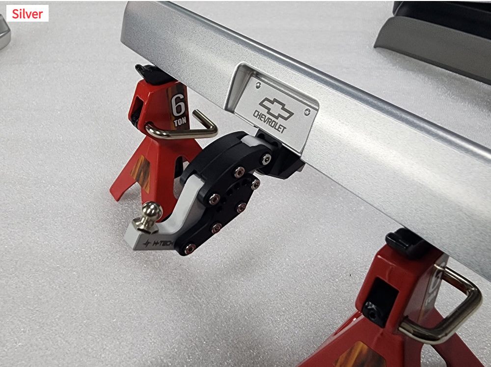 H-TECH Traxxas TRX4 Blazer K10およびK5用 CNCアルミニウムメタルリアバンパー