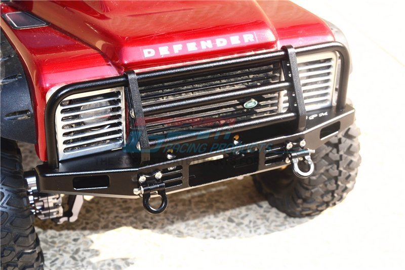 GPM Racing  TRAXXAS TRX4 トレイルクローラー用 アルミ製 調整可能フロントブラシガードバンパーTRX4330FE各色