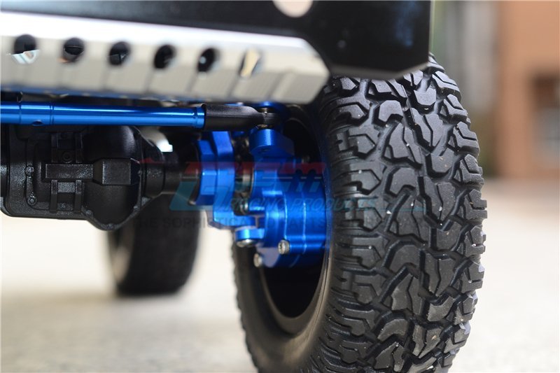 GPM Racing  TRAXXAS TRX4 トレイルクローラー用 アルミフロントCハブ+ナックルアーム+スピンドルギア+CVD+ステアリングリンクTRX4H100F各色