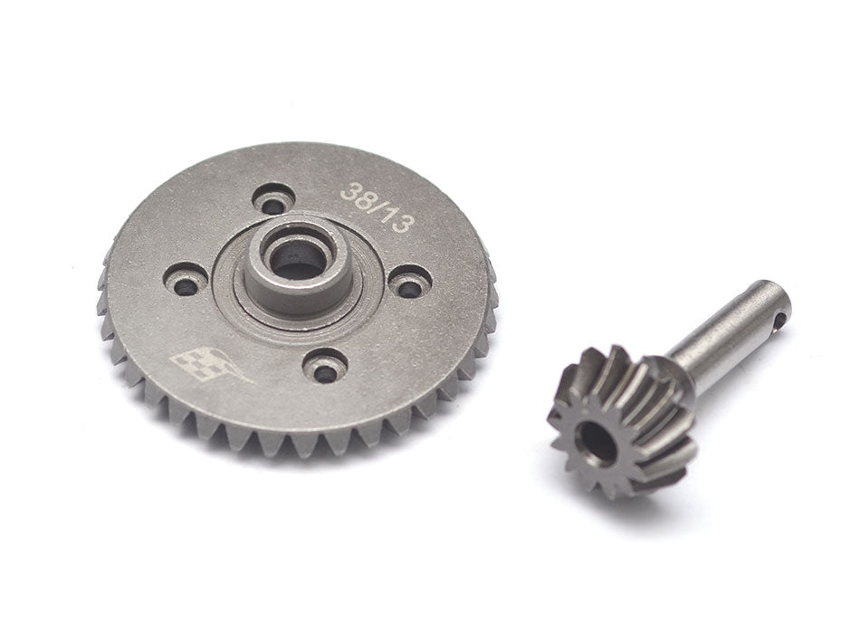 Boom Racing Axial Yeti 用 ヘビーデューティー ベベルヘリカルギアセット - 38T/13T 1/10 Axial トラック全機種対応 [RECON G6 The Fix 認定] BR648025