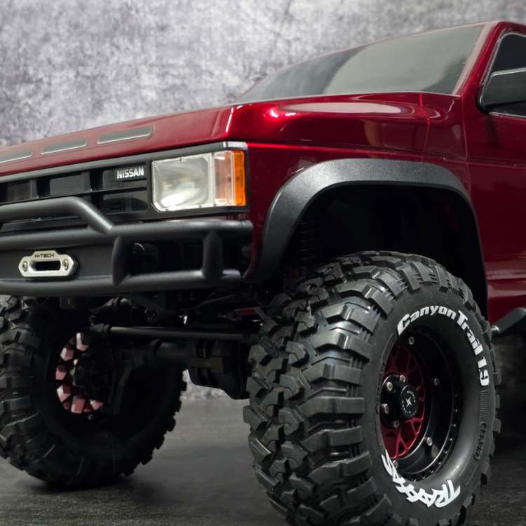 H-TECH トラクサス TRX4 パスファインダー用 CNCアルミニウム製フロントバンパー（Traxxas TRX-4、日産パスファインダー用）