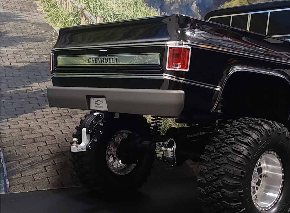 H-TECH Traxxas TRX4 Blazer K10およびK5用 CNCアルミニウムメタルリアバンパー