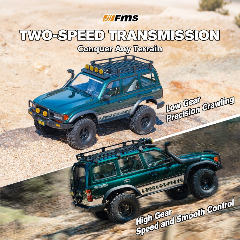 FMS 1/10 FCX10 OVR LC80 RS ブラシレス トヨタ ランドクルーザー80
