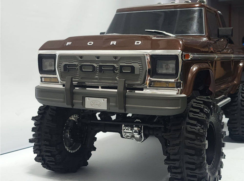 H-TECH Traxxas TRX-4 Ford F150 Ranger 92046-4用 NCアルミグリル（LED付き）