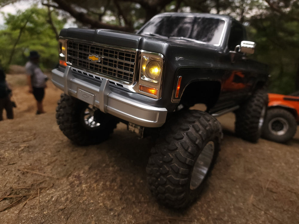 H-TECH Traxxas TRX4 Blazer K10およびK5用 CNCアルミフロントバンパー