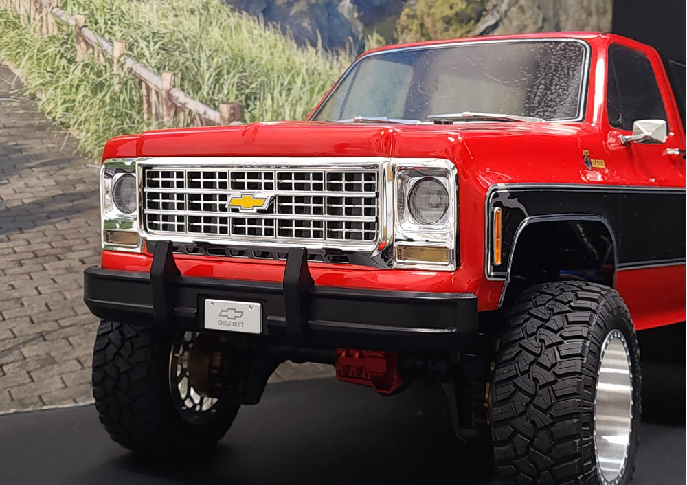 H-TECH Traxxas TRX4 Blazer K10およびK5用 CNCアルミフロントバンパー