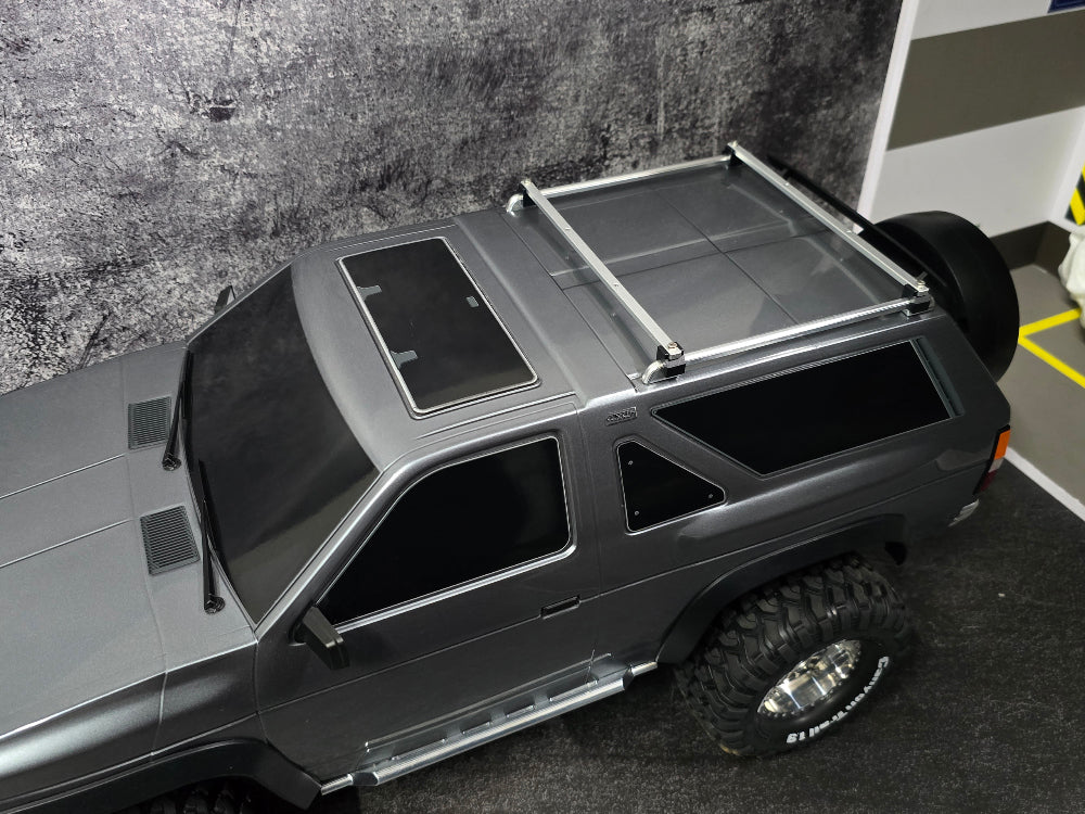 H-TECH トラクサス TRX4 パスファインダー用 CNCアルミニウム製ルーフラック（Traxxas TRX-4、日産パスファインダー用）