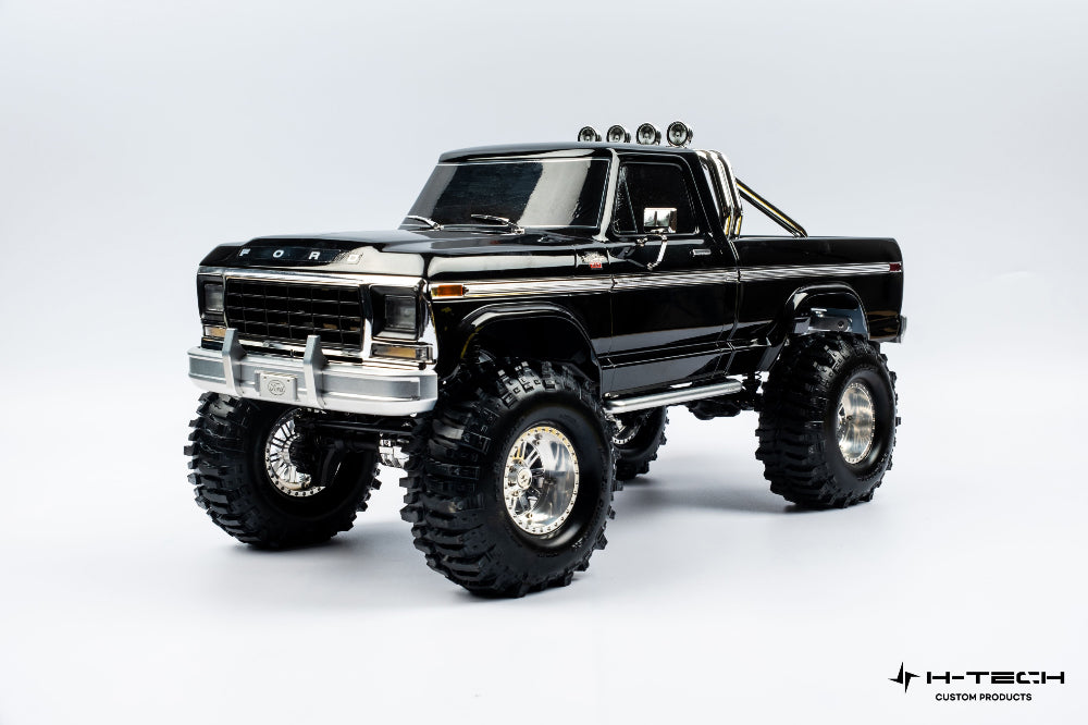 H-TECH 1/10トラクサス TRX4用 アルミメタルサイドステップ HTSS-04各色