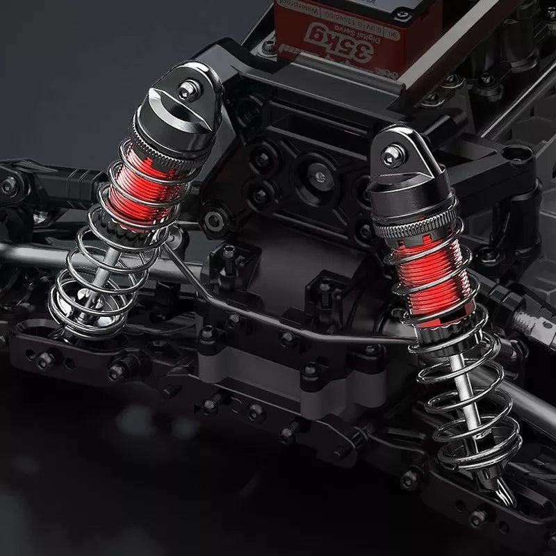 【アウトレット】MJX　1/10 Hyper Go 10208 V2 RCモンスタートラック4WD ブラック　