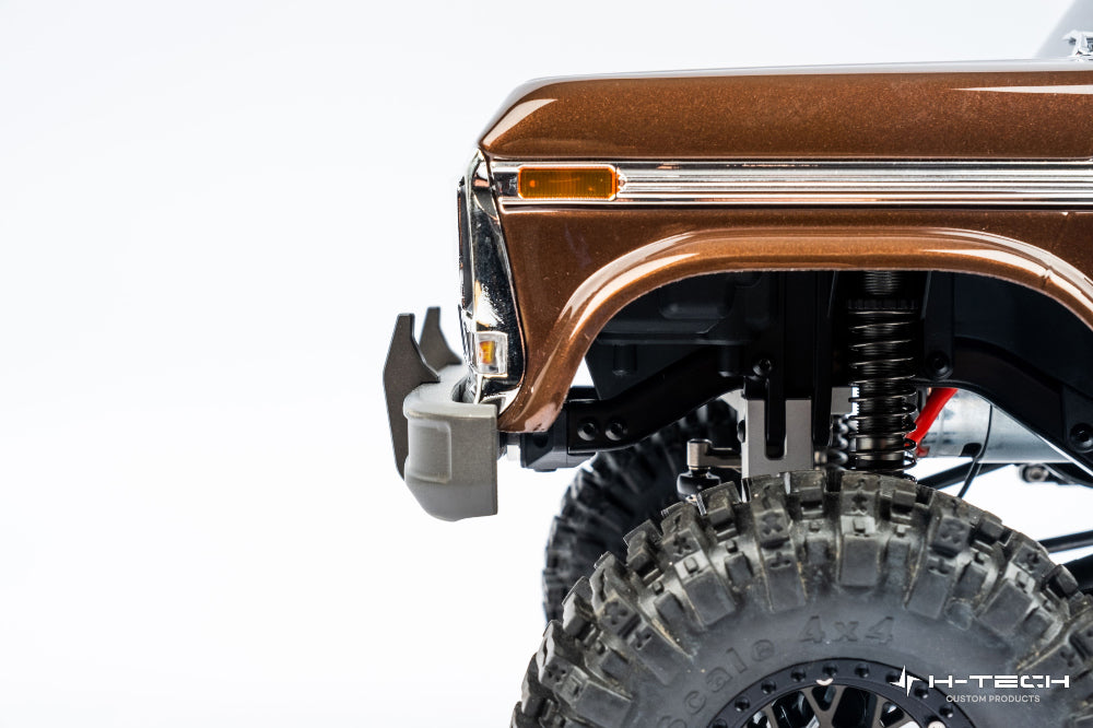 H-TECH Traxxas TRX4 Ford F150 Ranger 92046-4用 CNCアルミフロントバンパー