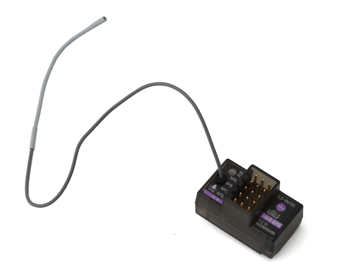 FLYSKY INR4-GYB 4チャンネル 2.4GHz AFHDS3 ISM 受信機（ジャイロ付き）INR4-GYB