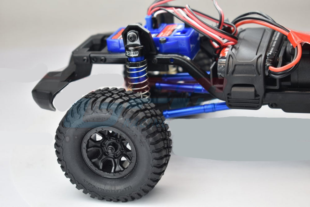 GPM Racing Traxxas TRX-4M用 アルミニウム 6061-T6 フロント/リア 調整可能スプリングダンパー 52MM (97074-1/97054-1)  TRX4M052F各色