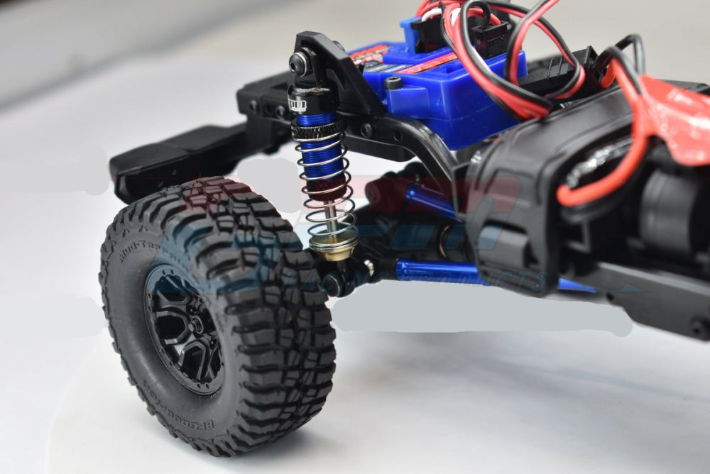 GPM Racing Traxxas TRX-4M用 アルミニウム 6061-T6 フロント/リア 調整可能スプリングダンパー 52MM (97074-1/97054-1)  TRX4M052F各色