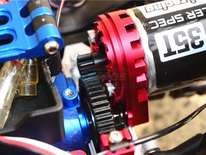 GPM Racing Traxxas TRX-4用 アルミ製両面モーターマウントプレート ヒートシンクフィン付き  TRX4018L各色