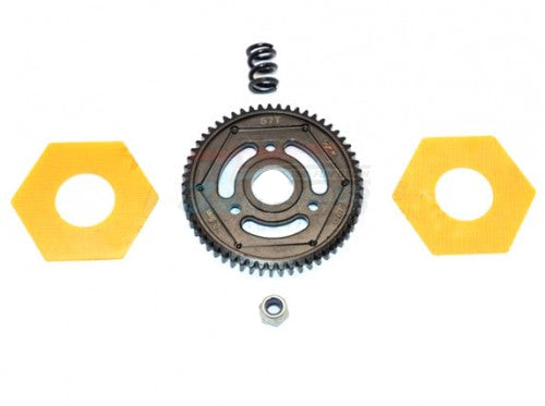 GPM Racing  アキシャル SCX10ⅱ用  スパーギア (57T) スチール#45 SSCX2057TBKブラック