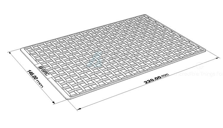 GRC RCクローラー用(Slash UDR LOSI Short Course RR10 TRX4) アクセサリー ラバーラゲッジネットセット ブラック  GAX0101 - RCTRAIL