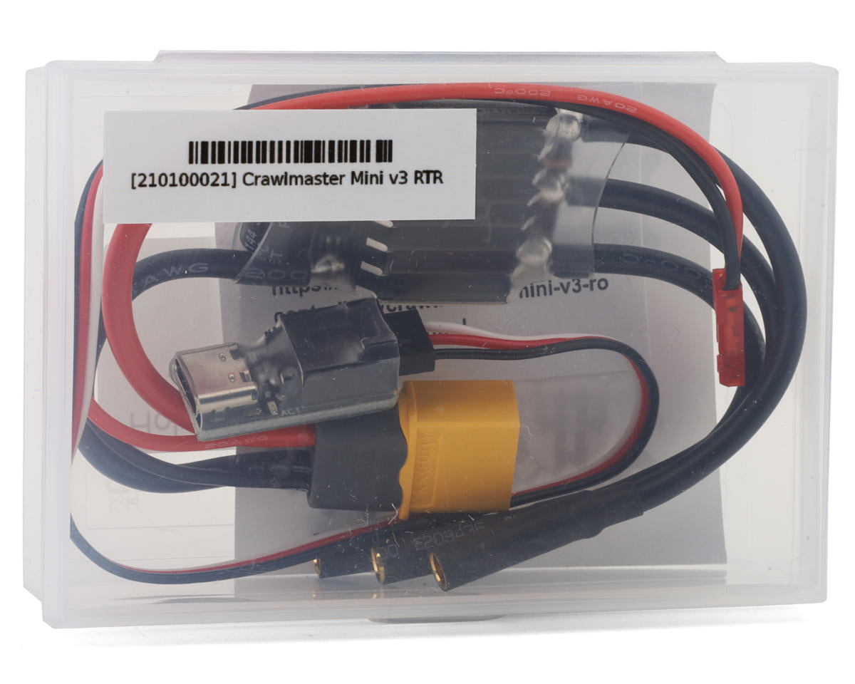 ホームズホビー  HOLMES HOBBIES クロールマスター ミニ V3 ロッククローラー ブラシレス ESC 210100021