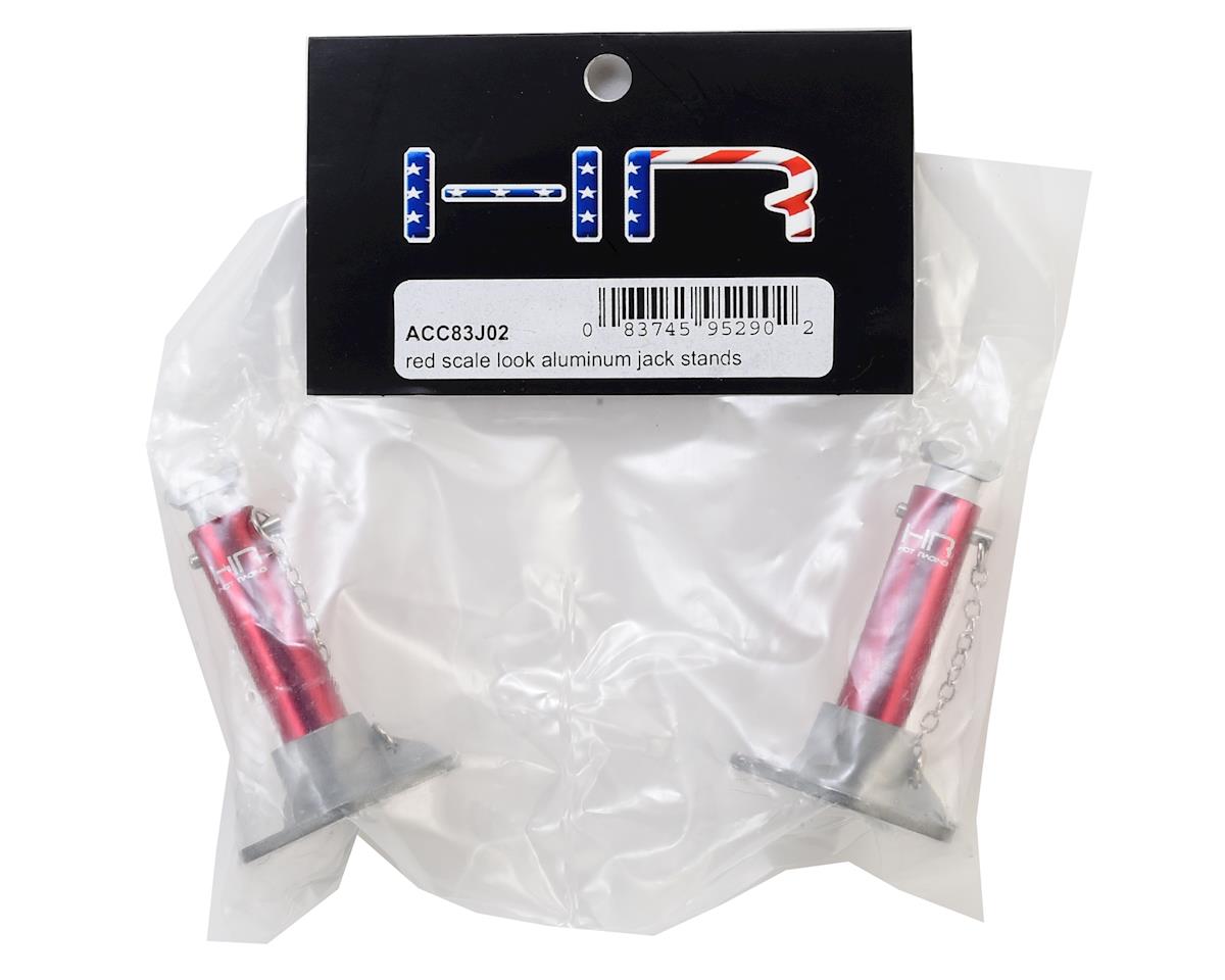 HR ホットレーシング 1/10 アルミジャッキスタンド（レッド） ACC83J02