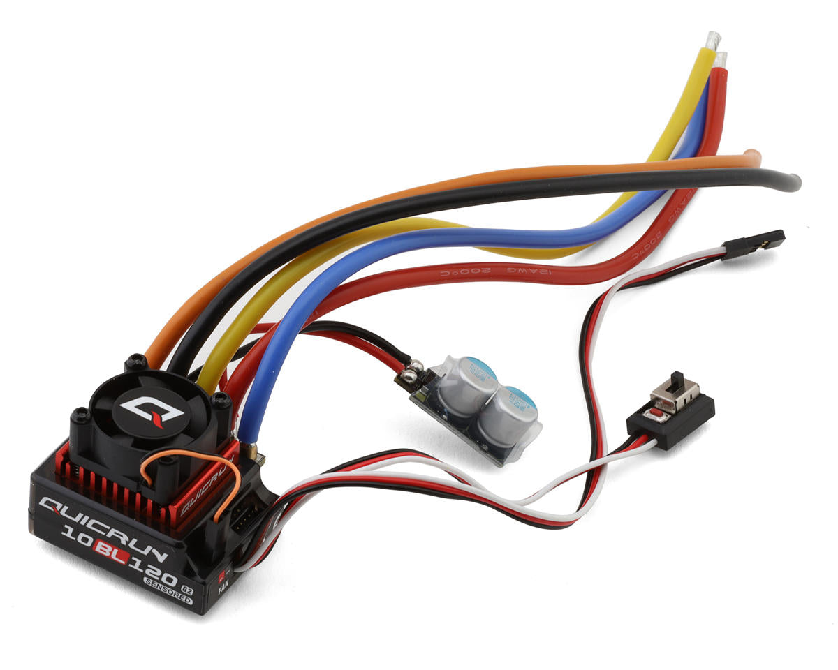 ホビーウィング Hobbywing QuicRun 10BL120 G2 120A 1/10 センサー付きブラシレス ツーリングカー、バギー、ドリフトカー　ESC　アンプ 30125002