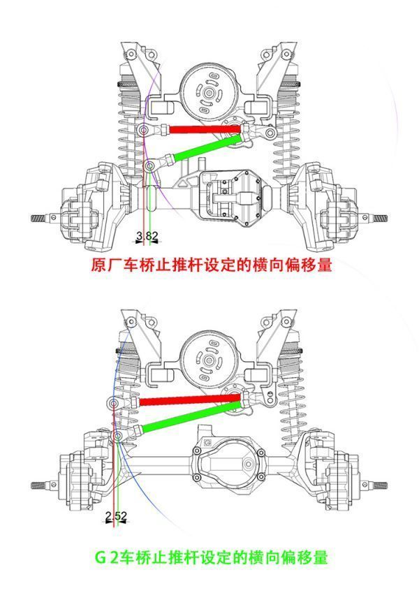 GRC　Traxxas TRX-4用 G2 CNCアルミ製フロント＆リアアクスルハウジング＆ポータルドライブハウジングセット（ブラック、シルバー）