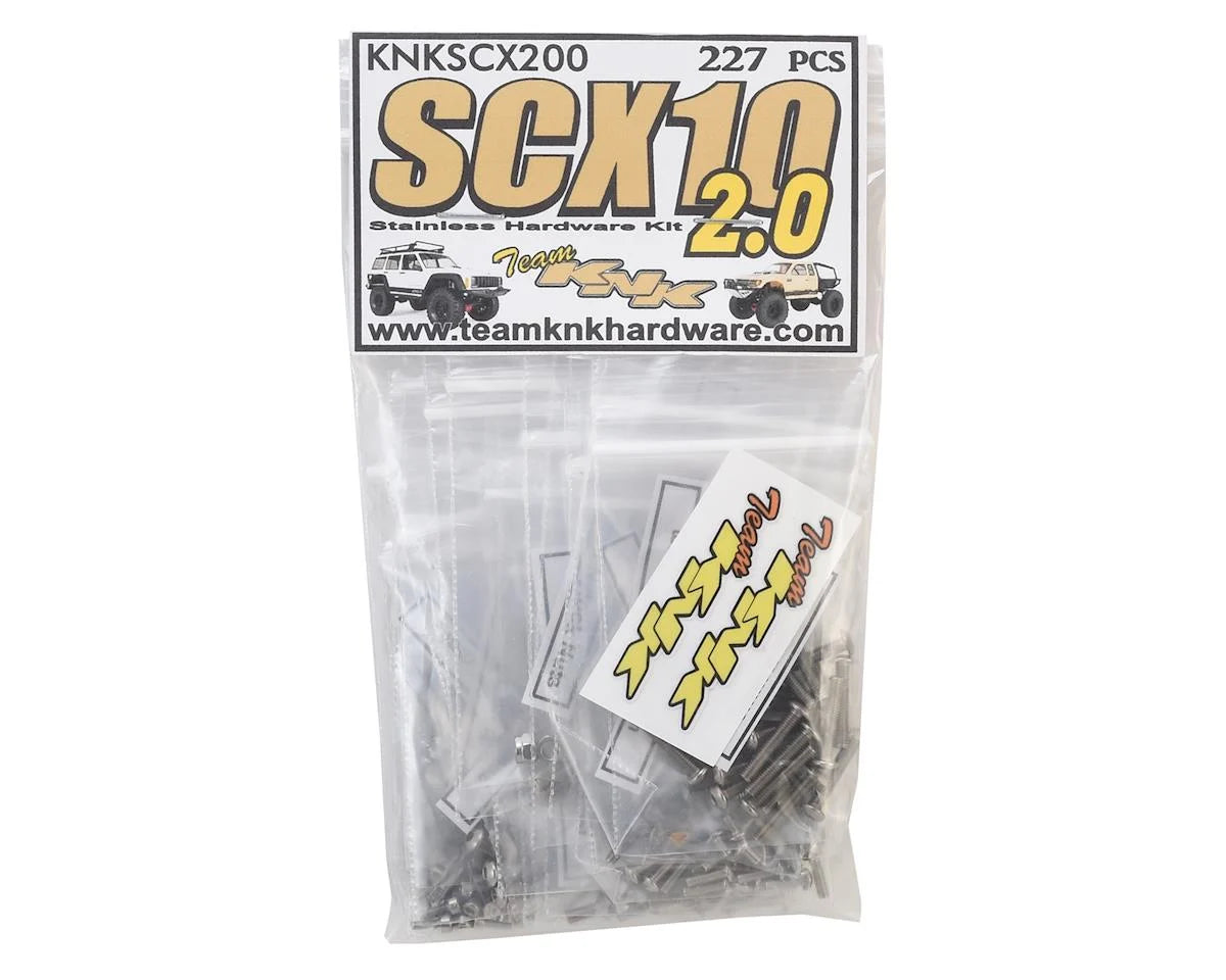 TEAM KNK アキシャル SCX10 II ステンレスハードウェアキット (186)　KNKSCX200