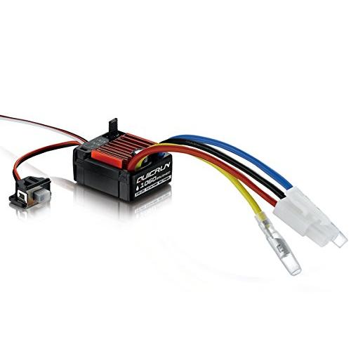 ホビーウィング Hobbywing QuicRUN-WP-1060-Brushed BEC内蔵3A/6V 1/10 クローラー用ESC アンプ　30120201