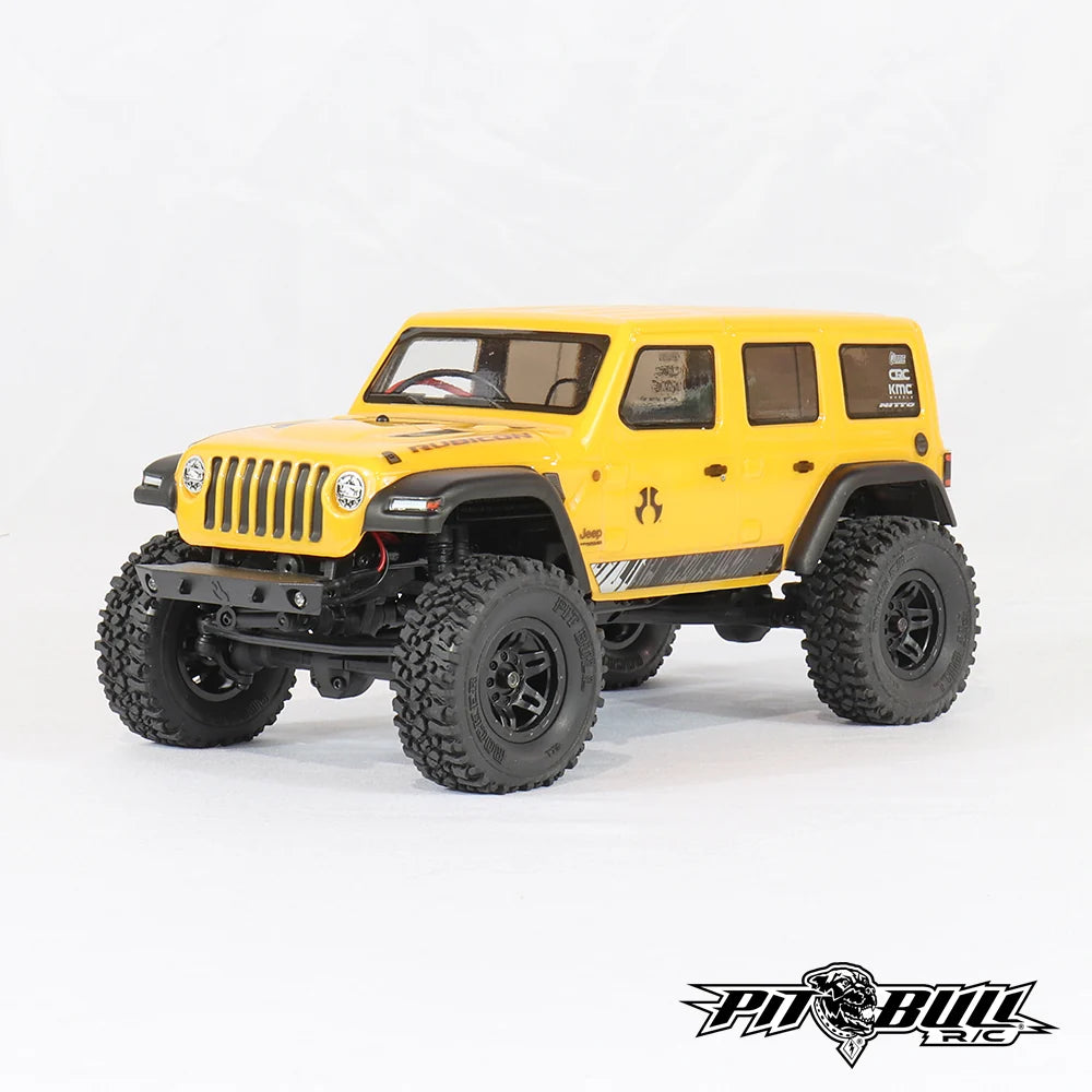 ピットブルタイヤ ロッカー 1/18~1/24用タイヤ 1.0インチ マイクロクローラータイヤ（フォーム付き）（2本）（エイリアン）PBTPBR1AK