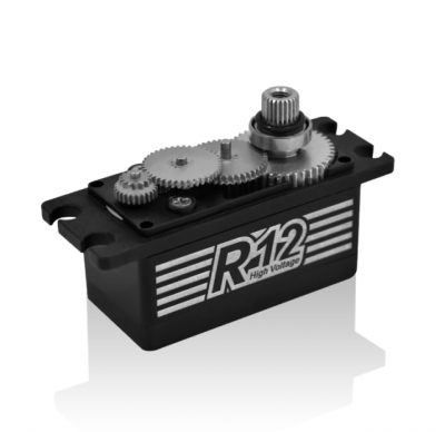 【アウトレット・ケース痛み有り】POWER HD R12S HV プログラミング　メタルギア　高速 ロープロファイル デジタルサーボ