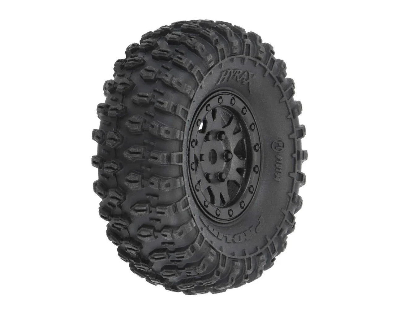 プロライン 1/24 Hyrax フロント/リア 1.0インチタイヤ 7mm ブラックインパルス (4本) SCX24　10194-10