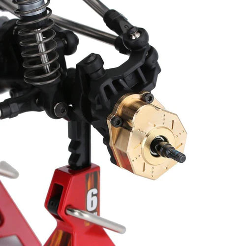 INJORA  TRX-4 TRX-6用 真鍮製 アウターポータルドライブハウジング 41g/個 #8251