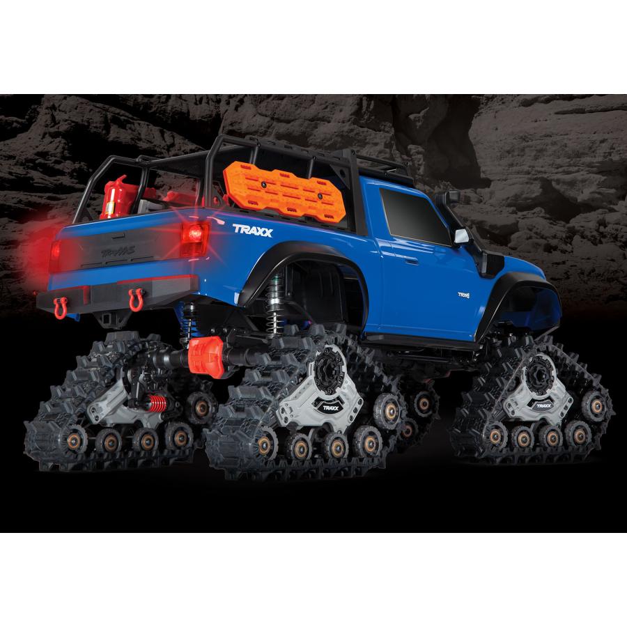 【　タイヤホイール4本付き！　】トラクサス　1/10　TRX4　Mad Terrain TRAXX クリップレス　RTR　LEDライト付き　ブルー　traxxas 82034-4_blue - RCTRAIL