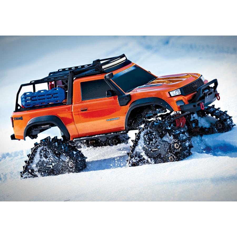 【　タイヤホイール4本付き！　】トラクサス　1/10　TRX4　Mad Terrain TRAXX クリップレス　RTR　LEDライト付き　ブルー　traxxas 82034-4_blue - RCTRAIL