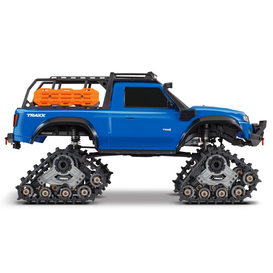 【　タイヤホイール4本付き！　】トラクサス　1/10　TRX4　Mad Terrain TRAXX クリップレス　RTR　LEDライト付き　ブルー　traxxas 82034-4_blue - RCTRAIL