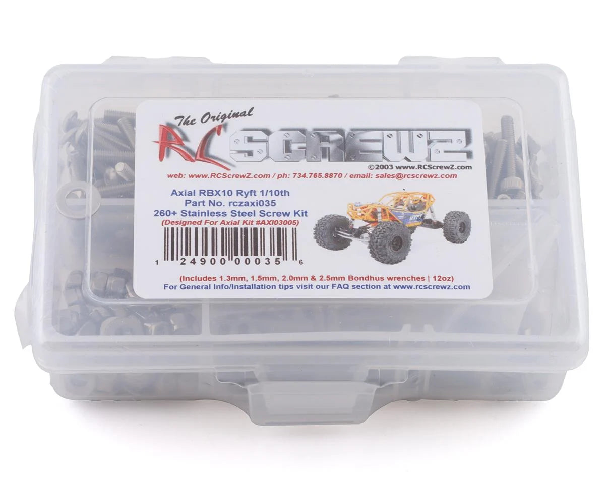 RC SCREWZ Axial RBX10 Ryft ステンレススチール ビスセット ネジ　RCZAXI035