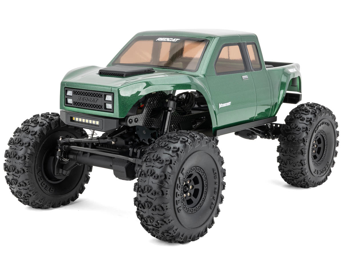 Redcat Vertex-10 1/10 RTR 4WD 電動ブラシレス ロッククローラー（メタリックグリーン） RER43502