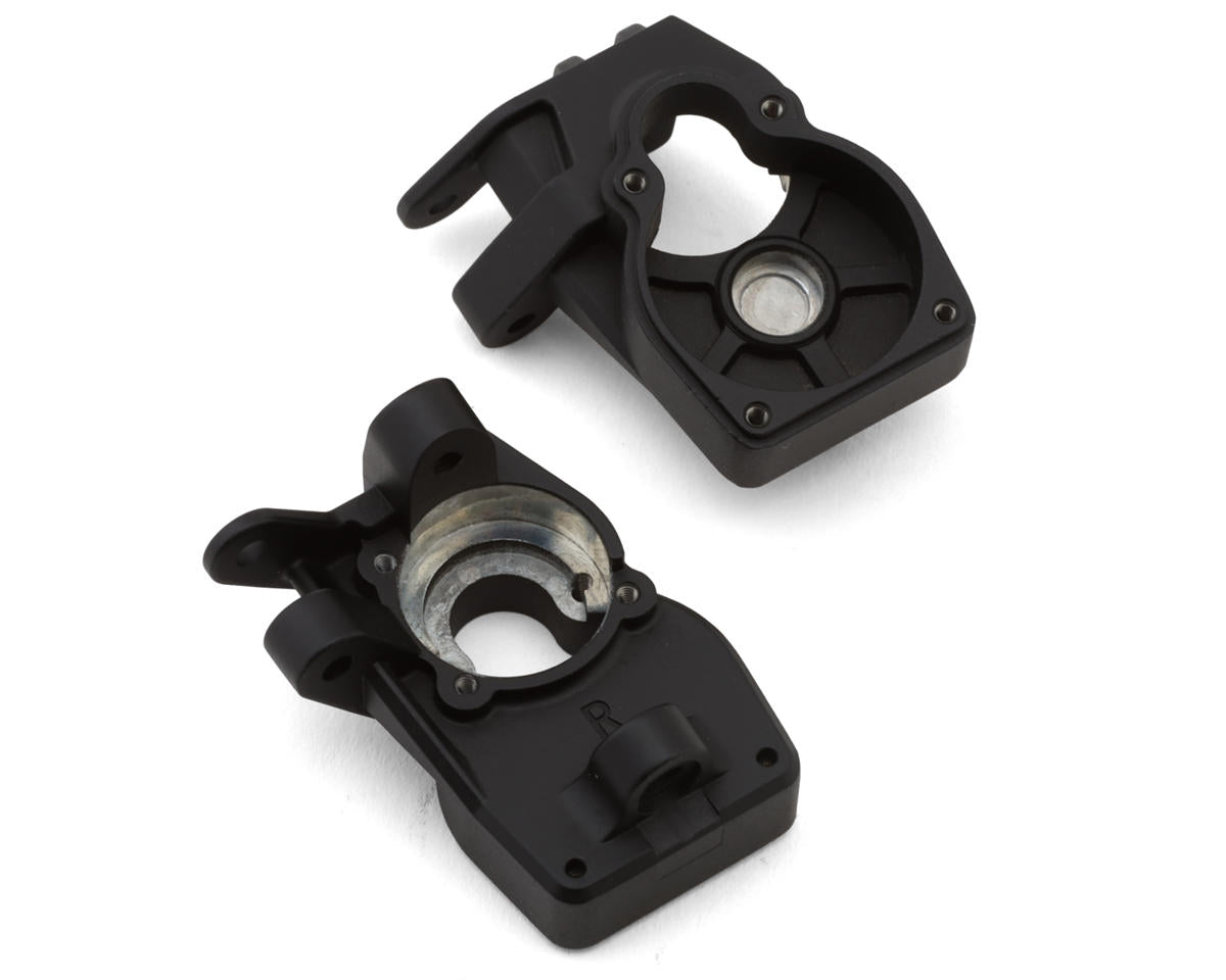 Redcat Vertex-10/Vertex-10W ウェイト付きメタル製フロントステアリングナックル（ブラック） RER43611（2個）（各37.5g）