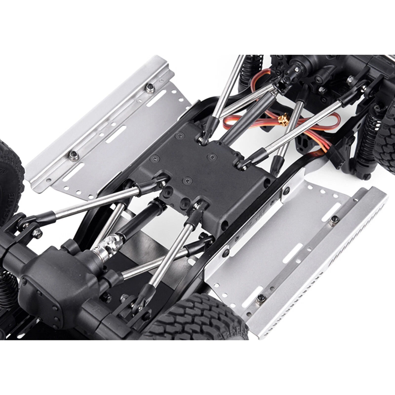 GRC MST CFX ジムニー用 シャーシアーマーサイドペダルボトムガード スキッドプレートキット GAX0131B