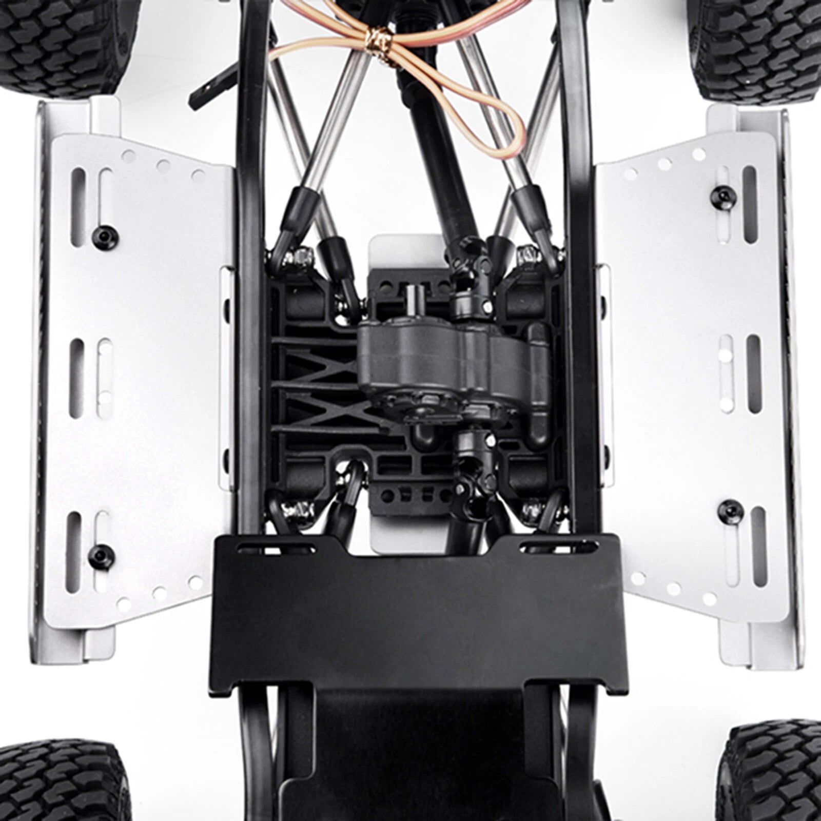 GRC MST CFX ジムニー用 シャーシアーマーサイドペダルボトムガード スキッドプレートキット GAX0131B