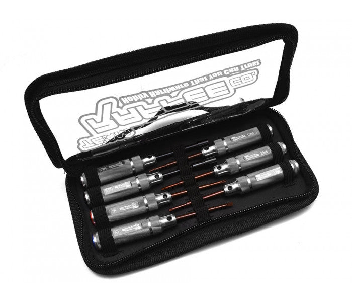 Team Raffee Co. ミニツールセット（7本）、キャリーバッグ付き　BRQ90283