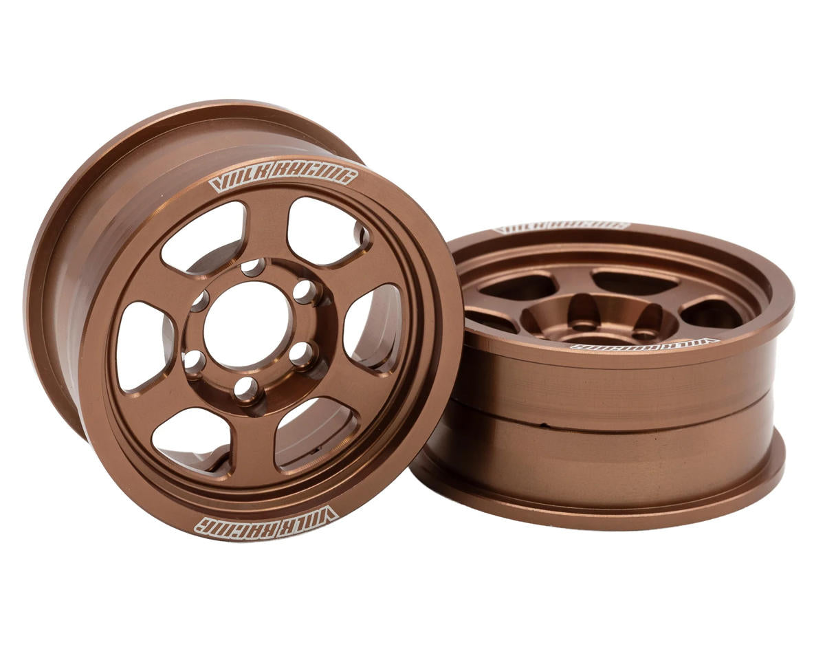 ヴァンキッシュ　1.9インチ Volk Racing TE37XT CNCアルミニウム クローラービードロックホイール（2個）（M-SPEC）