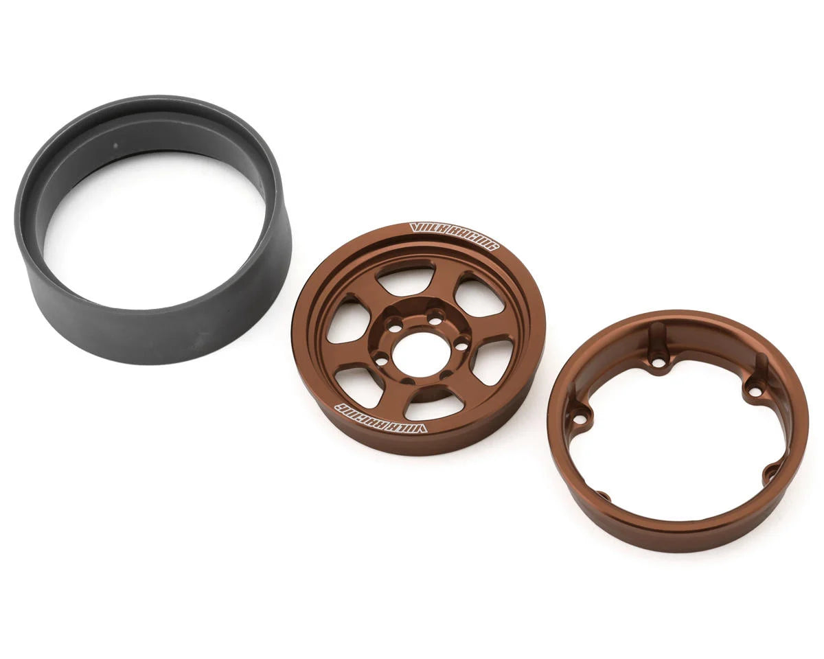 ヴァンキッシュ　1.9インチ Volk Racing TE37XT CNCアルミニウム クローラービードロックホイール（2個）（M-SPEC）