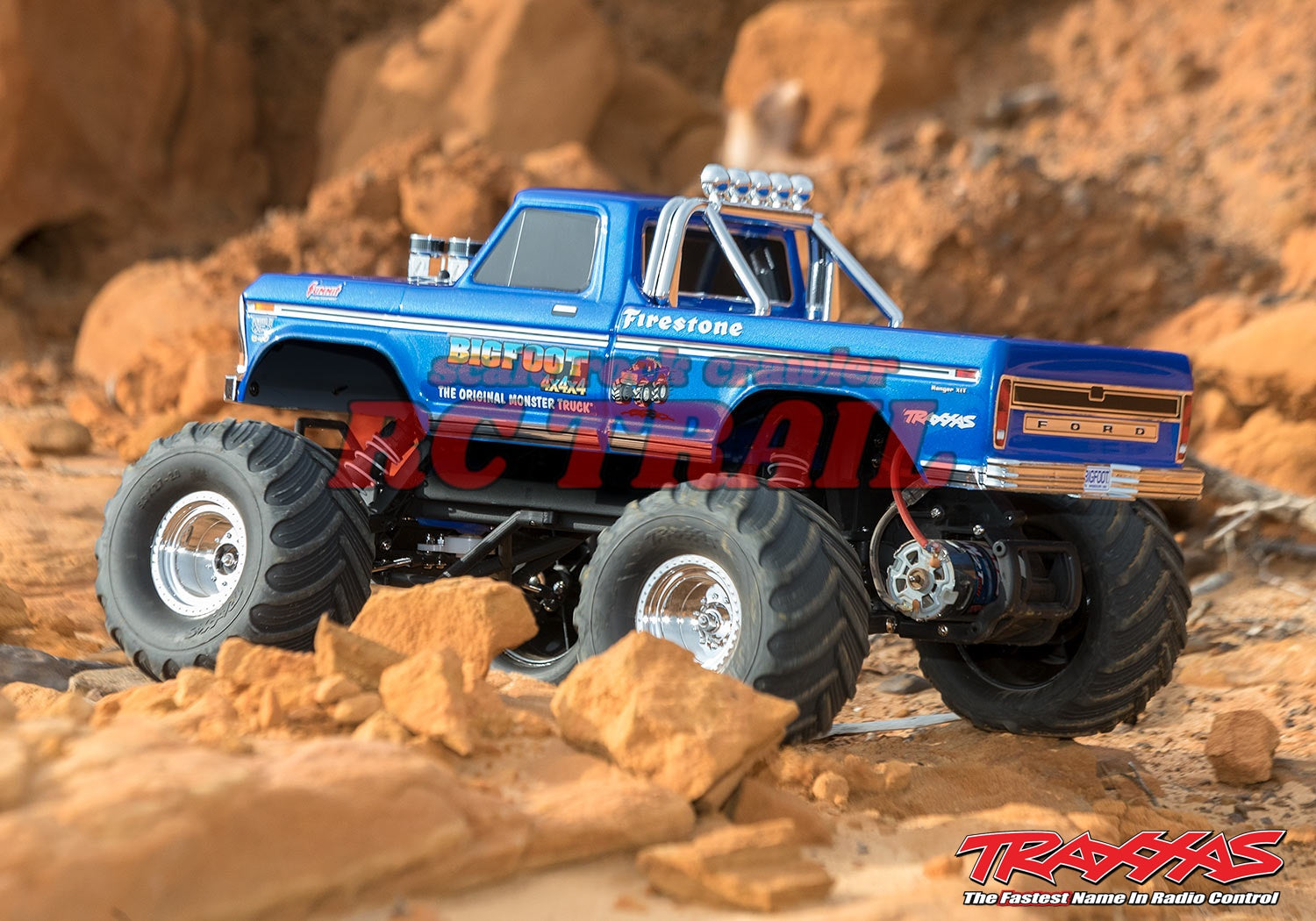 トラクサス 　BigfootNo.1　1 / 10 モンスタートラック　RTR　2WD　TQ 2.4GHzラジオ、バッテリー、充電器付き　36034-1