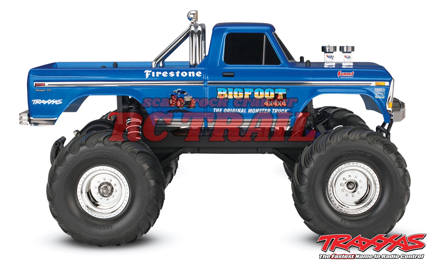 トラクサス 　BigfootNo.1　1 / 10 モンスタートラック　RTR　2WD　TQ 2.4GHzラジオ、バッテリー、充電器付き　36034-1 - RCTRAIL