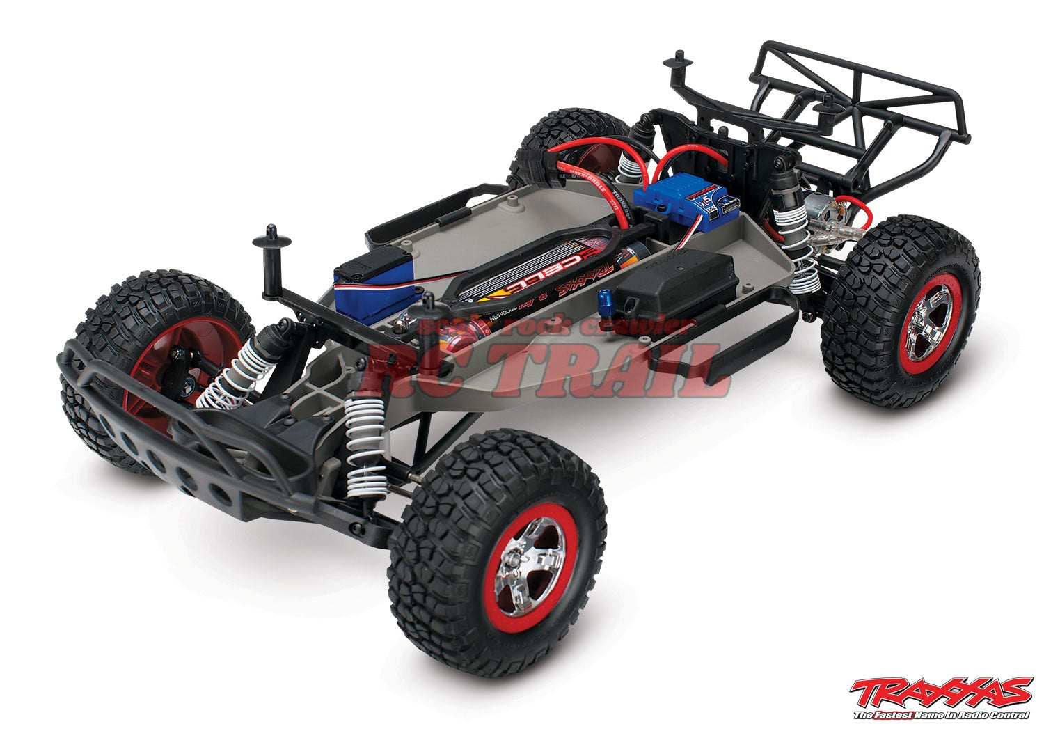 トラクサス　スラッシュ　1/10 ショートコーストラック　RTR（ピンク）、XL-5 ESC、TQ 2.4GHz送信機、バッテリー、充電器付き　 Traxxas Slash　58034-1