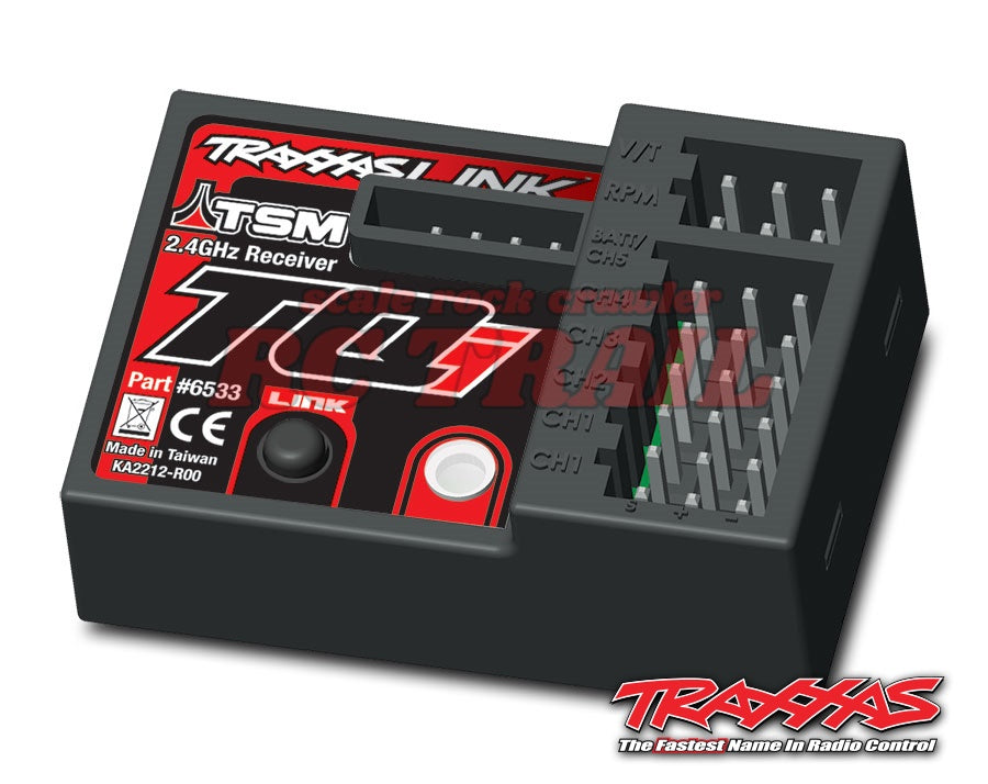 トラクサス Revo 3.3 4WD RTR エンジン　モンスタートラック  / TQi（レッド）2.4Ghz プロポ、TSM、バッテリー＆充電器、スターター付属　53097-3 - RCTRAIL
