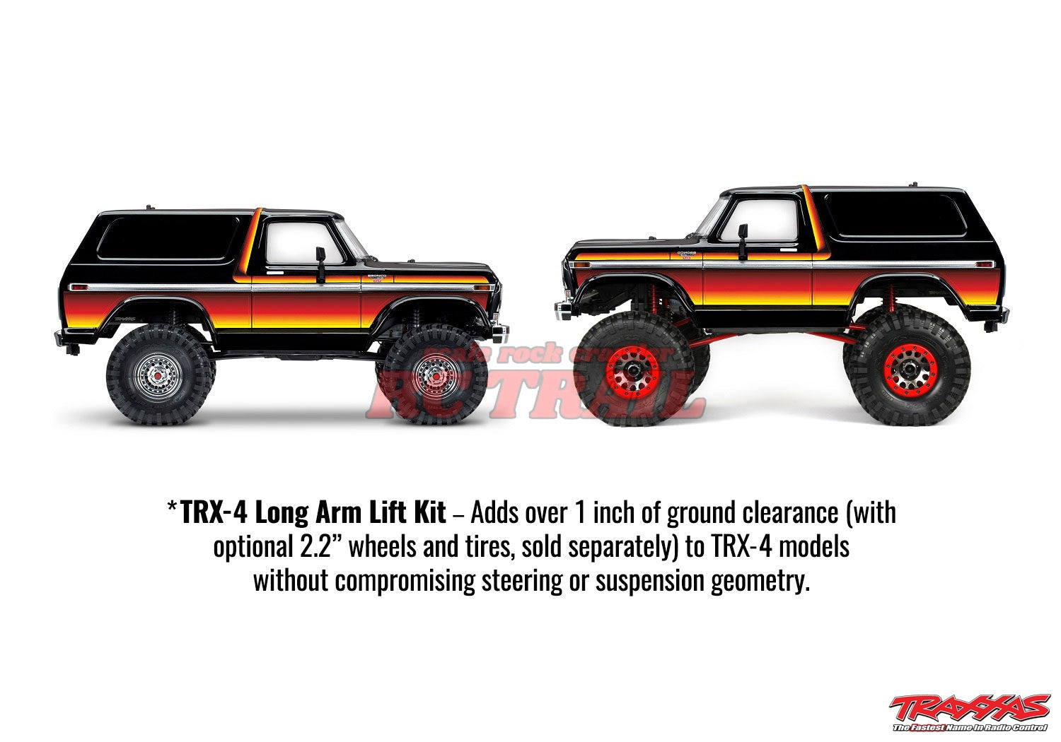 トラクサス TRX-4コンプリートロングアームリフトキット（レッド）Traxxas 8140 - RCTRAIL