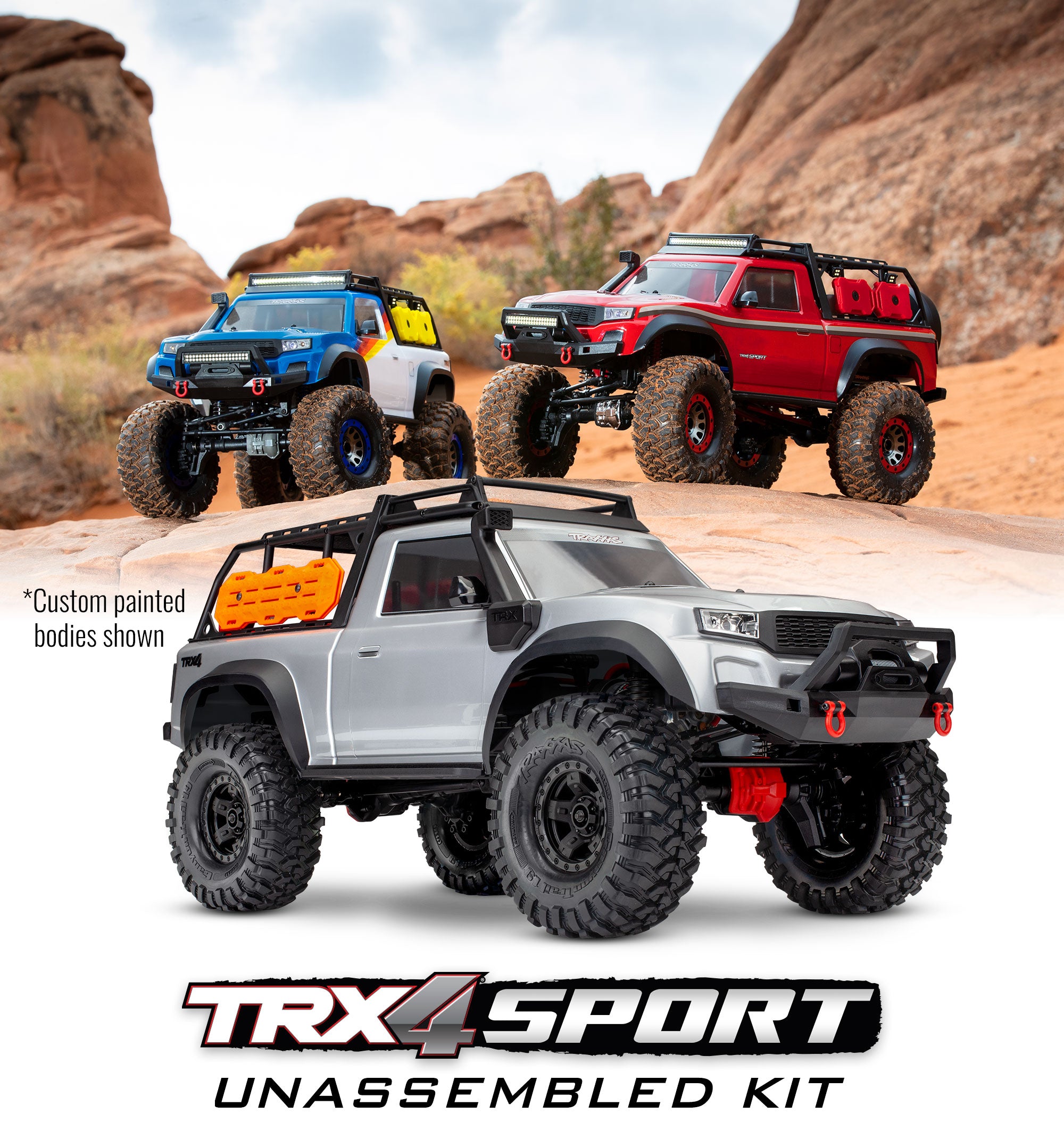 トラクサス TRAXXAS TRX4 defender 1:10 スケール クローラ 品(グレー