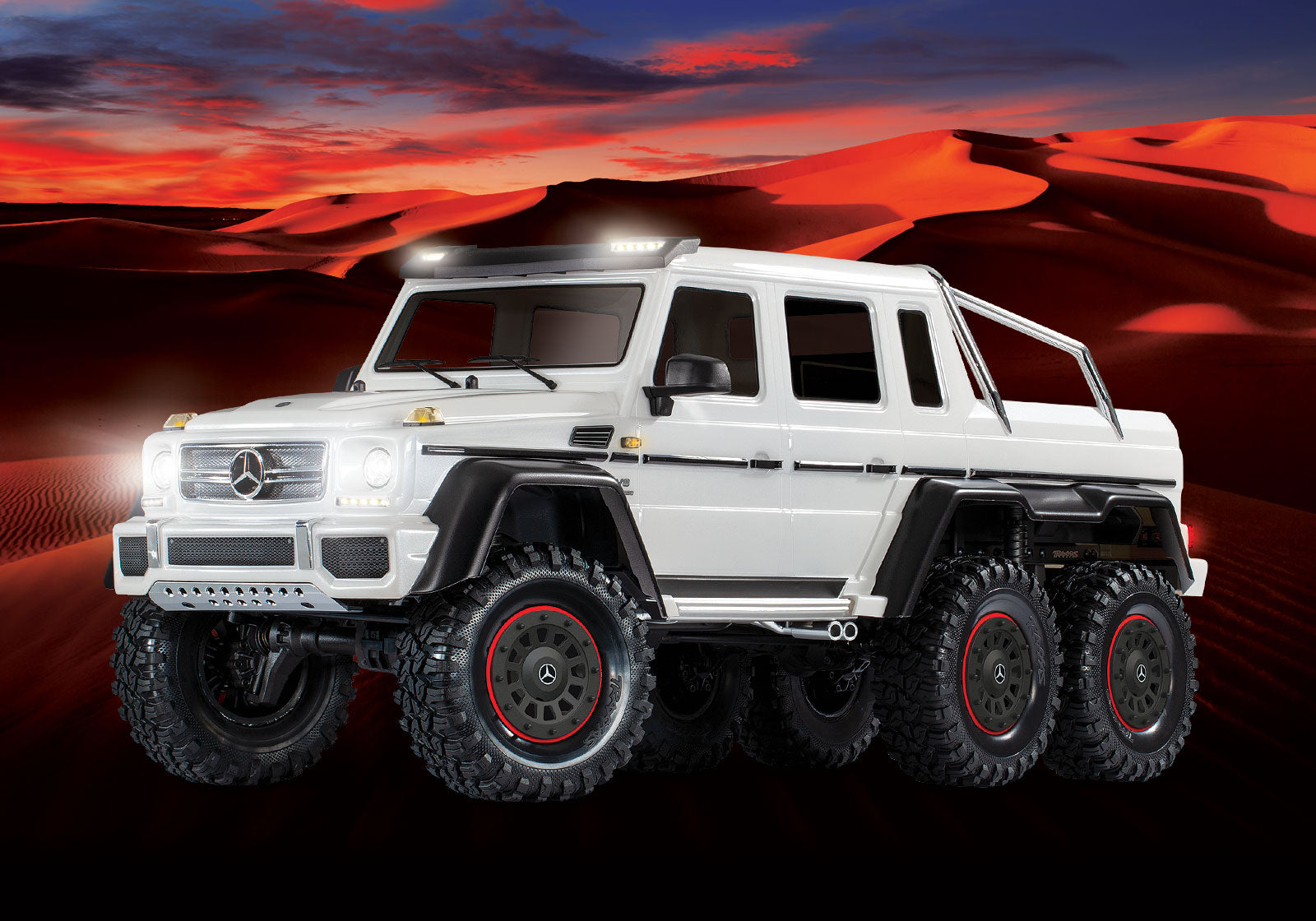 トラクサス TRX6 メルセデスベンツ G63 6×6 RTR ホワイト 88096-4_WHT