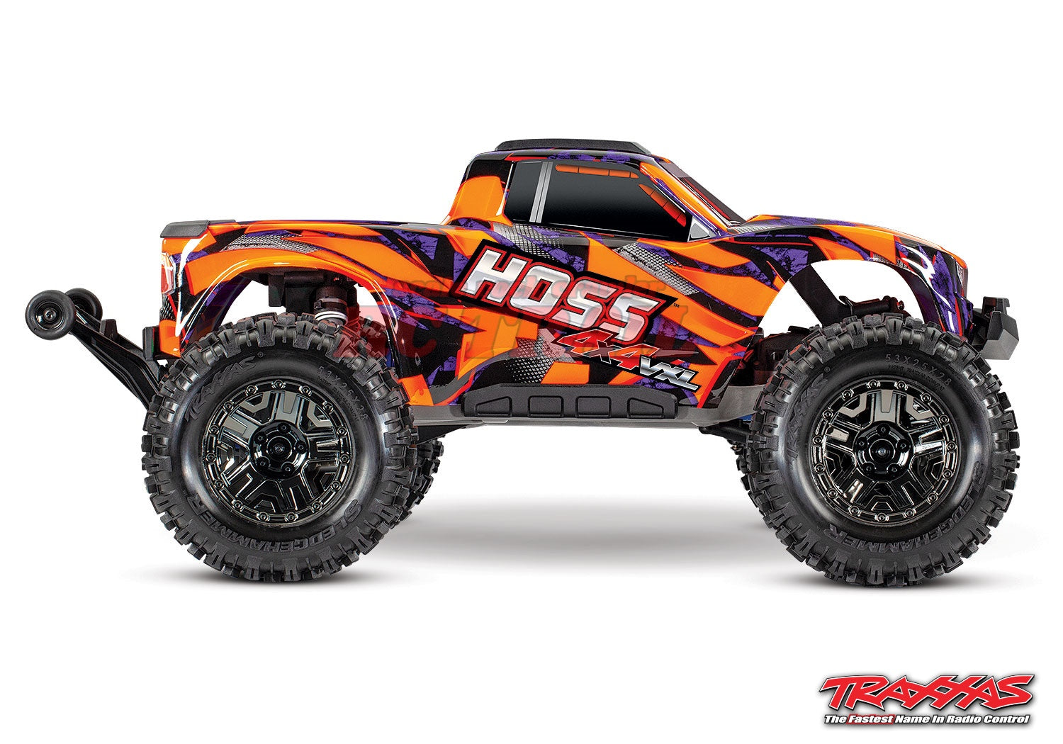 トラクサス Hoss VXL 3S 1/10 4X4 4WDブラシレス RTR モンスタートラック（オレンジ）、TQi 2.4GHzプロポ、