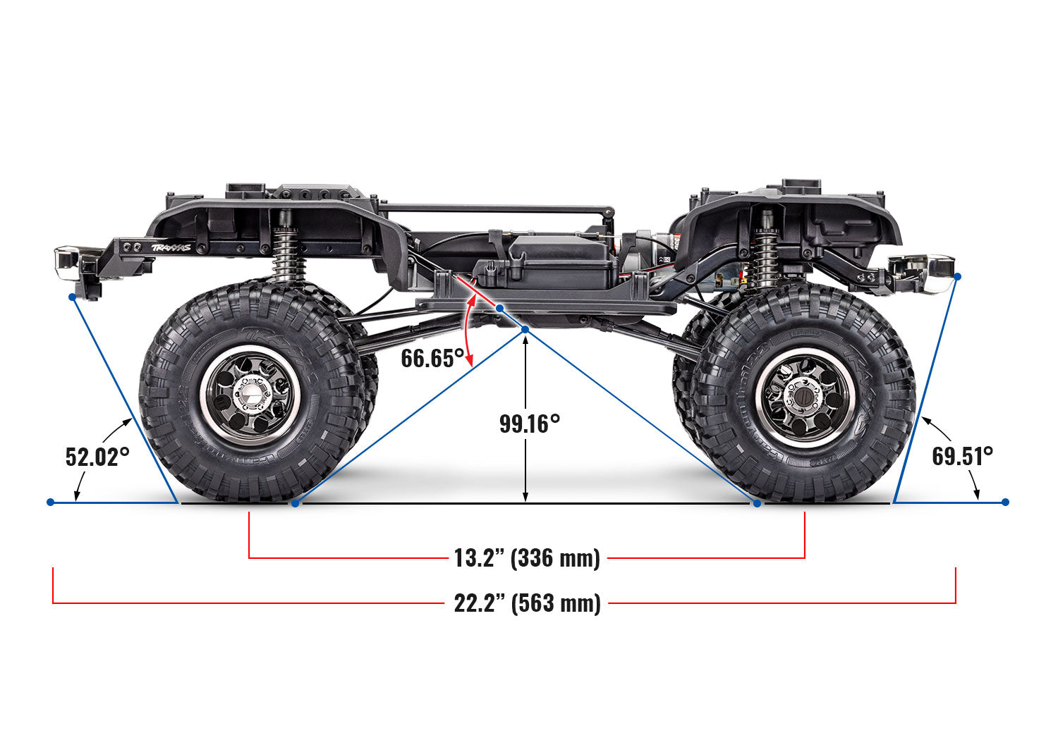 トラクサス trx4 traxxasキャタピラ ラジコンクローラー - ホビーラジコン